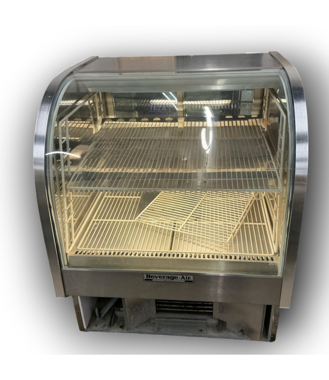 54994 Curved Glass Refrigerator Display Case