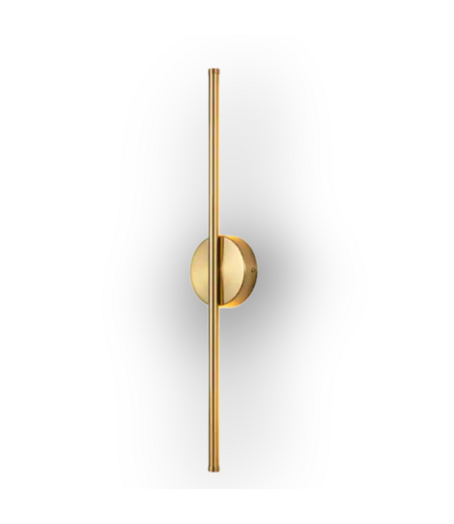 54996 Aiden 23.6"w 1-light Brushed Gold Integrated Led Wall Scone