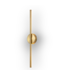 54996 Aiden 23.6"w 1-light Brushed Gold Integrated Led Wall Scone
