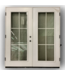 Bud's Warehouse 54999 Full Lite Steel French Prehung Exterior Door With Internal Grids