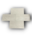 Bud's Warehouse 55001 Solstice White Lined Deco Porcelain Floor & Wall Tile 85 Sq. Ft.