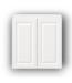 Bud's Warehouse 55002 30 X 30 Ready To Assemble White Upper Cabinet