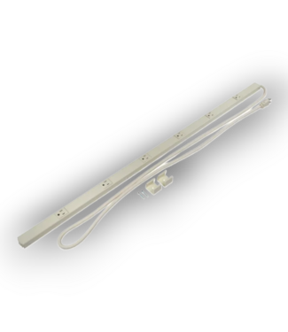 Bud's Warehouse 55009 3'- 6 Outlet Indoor Off- White Power Strip