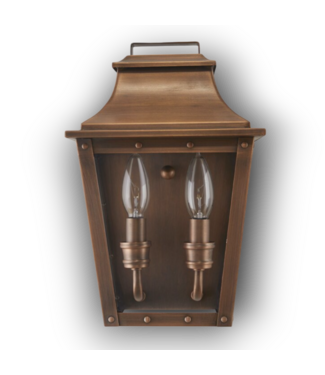 Bud's Warehouse 55004 Coventry 2- Light Copper Hardwired Outdoor Wall Light