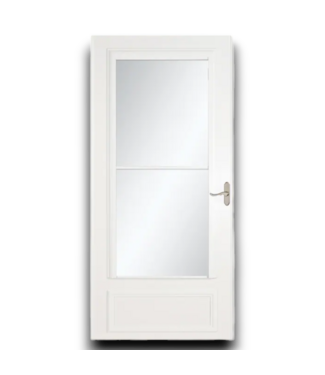 Bud's Warehouse 55016 32x80 White Midview Retract Screen Storm Door
