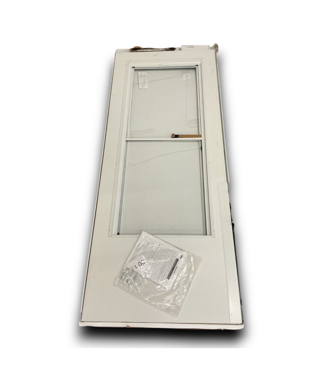 Bud's Warehouse 55016 32x80 White Midview Retract Screen Storm Door