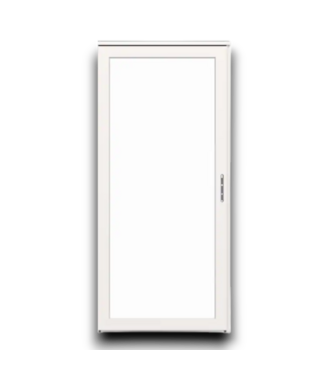 Bud's Warehouse 55019 36x80 White Aluminum Full View Storm Door