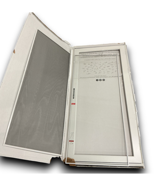 55019 36x80 White Aluminum Full View Storm Door