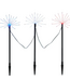 Bud's Warehouse 55030 3 Ct Solar Powered Starburst Lights Led