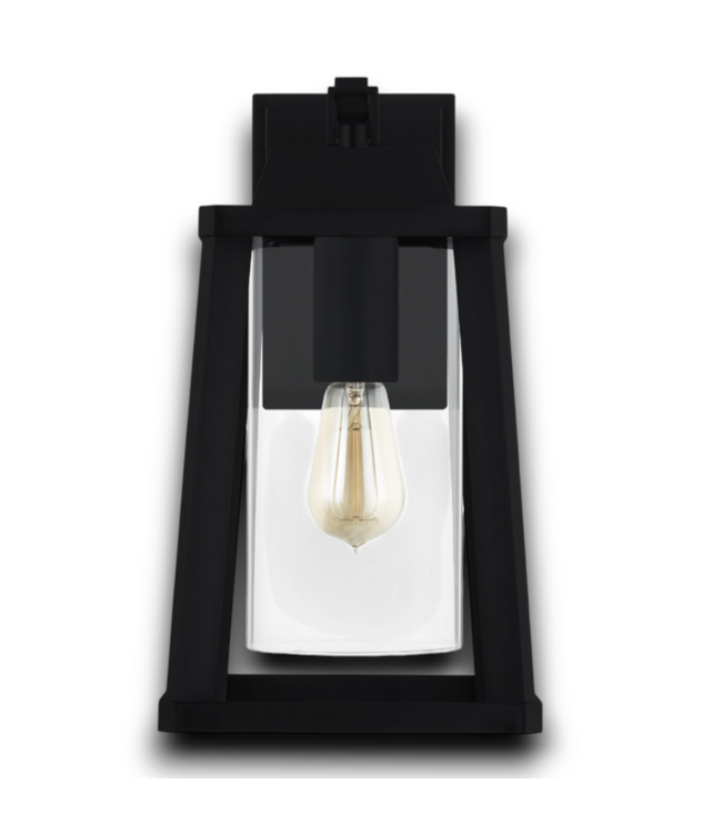 Bud's Warehouse 55041 Matte Black 1-light Outdoor Wall Lantern