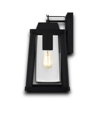 Bud's Warehouse 55041 Matte Black 1-light Outdoor Wall Lantern