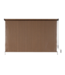 55042 Cassette Custom Dark Brown Outdoor Roller Shade 78"w