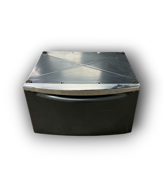 55043 Midnight Steel Laundry Pedestal 15.5"h