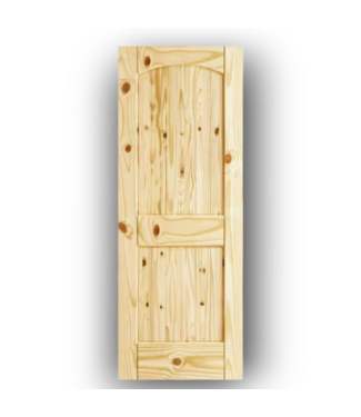 Bud's Warehouse 55045 Knotty Pine 2-panel Interior Door 24" X 80"