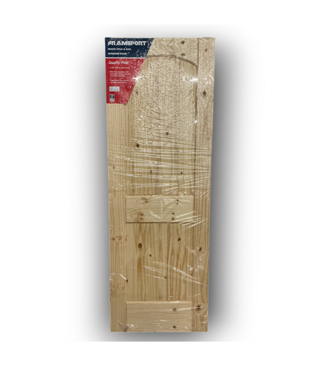55045 Knotty Pine 2-panel Interior Door 28" X 80"