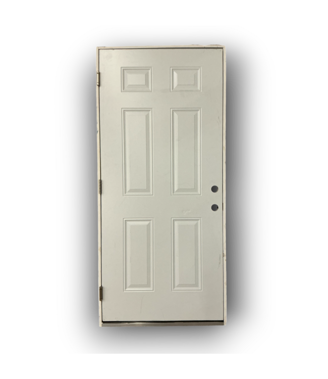 Bud's Warehouse 55052 Primed Exterior Door Rh 36" X 80"