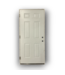 Bud's Warehouse 55052 Primed Exterior Door Rh 36" X 80"