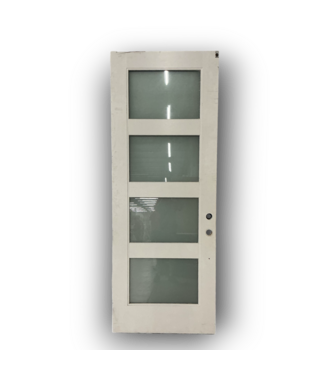 Bud's Warehouse 55061 36x95 2 Tone 4 Light Double Bore Exterior Door