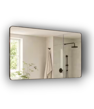 Bud's Warehouse 55068 60 X 36 Oil Rubbed Bronze Metal Framed Mirror