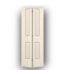 55072 Primed 2-panel Hollow Bi-fold Door 30"w X 80"