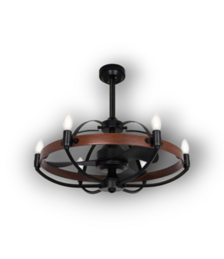 Bud's Warehouse 55076 Chandelier-style Ceiling Fan With Lights