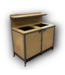 Bud's Warehouse 55075 Double Round Drop Top Waste Receptacle