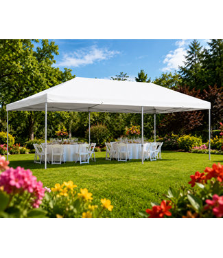 Bud's Warehouse 55073 White Polyester Tent 15' X 10'