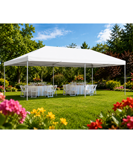 Bud's Warehouse 55073 White Polyester Tent 15' X 10'