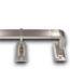 55098 72 To 144” Brushed Nickel Drapery Rod Set