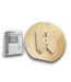 55100 1-tier Natural Lazy Susan