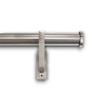 Bud's Warehouse 55083 36” To 72” Brushed Nickel Drapery Rod Set