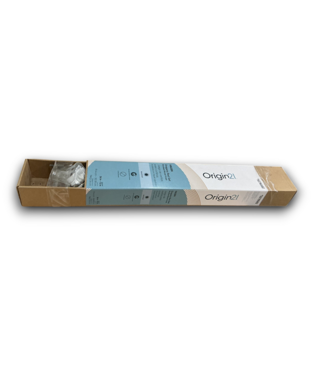 55085 36 To 72” Brushed Nickel Drapery Rod Set