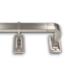 55085 36 To 72” Brushed Nickel Drapery Rod Set