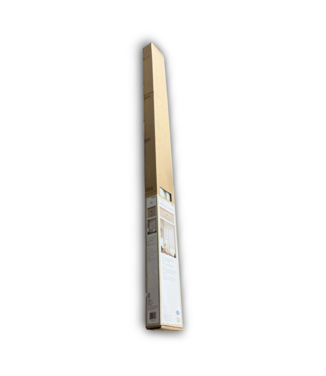 Bud's Warehouse 55103 70 X 48 “ White Cordless Wood Blinds