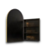 55087 Arched Top Gold Medicine Cabinet 24" X 36"