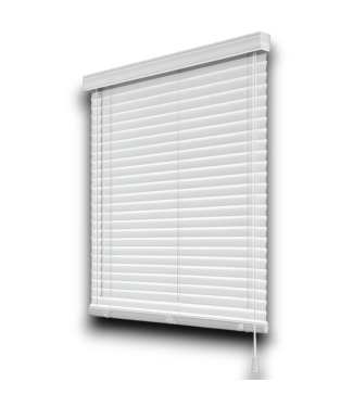 Bud's Warehouse 55103 70 X 48 “ White Cordless Wood Blinds