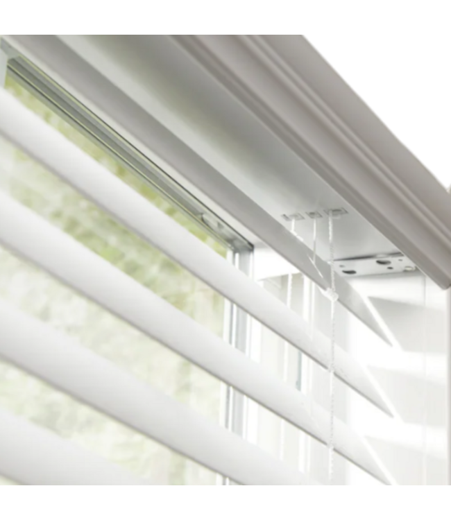 Bud's Warehouse 55094 47 X 48 Cordless White Wood Blinds 2”