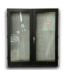 55108 Full Lite Black Prehung French Exterior Door 71.25"w