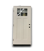 Bud's Warehouse 55110 36 X 80 Prehung Top Quarter Light Exterior Door