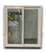 Bud's Warehouse 55113 250 Series White Vinyl Sliding Patio Door With Blinds 71.25"w