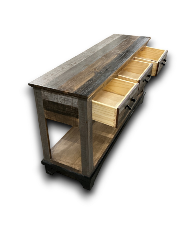Bud's Warehouse 55115 Rustic Loft Brown Sofa Table