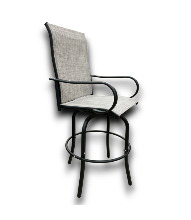 Bud's Warehouse 55117 Patio Swivel Metal Outdoor Bar Stools Set Of 2