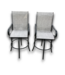 Bud's Warehouse 55117 Patio Swivel Metal Outdoor Bar Stools Set Of 2