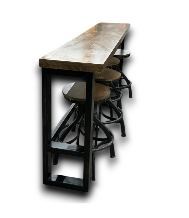 Bud's Warehouse 55118 Industrial Style Pub Table Set