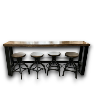 Bud's Warehouse 55118 Industrial Style Pub Table Set