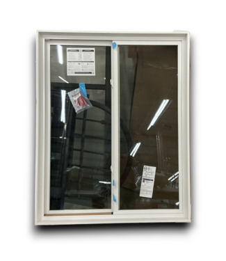 Bud's Warehouse 55119 60 X 48 White Vinyl Sliding Window With Screen