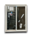 Bud's Warehouse 55119 60 X 48 White Vinyl Sliding Window With Screen