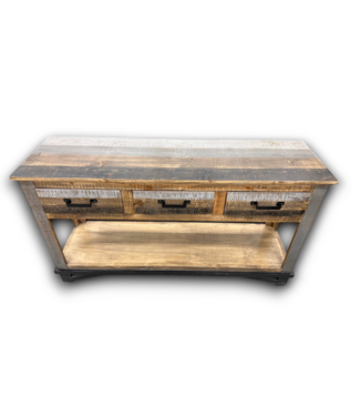 Bud's Warehouse 55115 Rustic Loft Brown Sofa Table