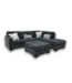 Bud's Warehouse 55131 Altari Slate 2 Piece Sectional With Ottoman
