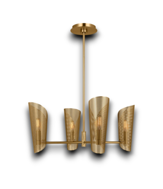 Bud's Warehouse 55135 Plivot 4-light Medium Chandelier
